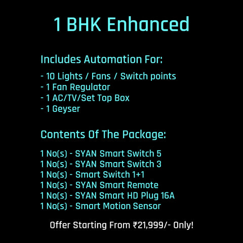 1 BHK Packages